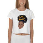 My Melanin All-Over Print Crop Tee