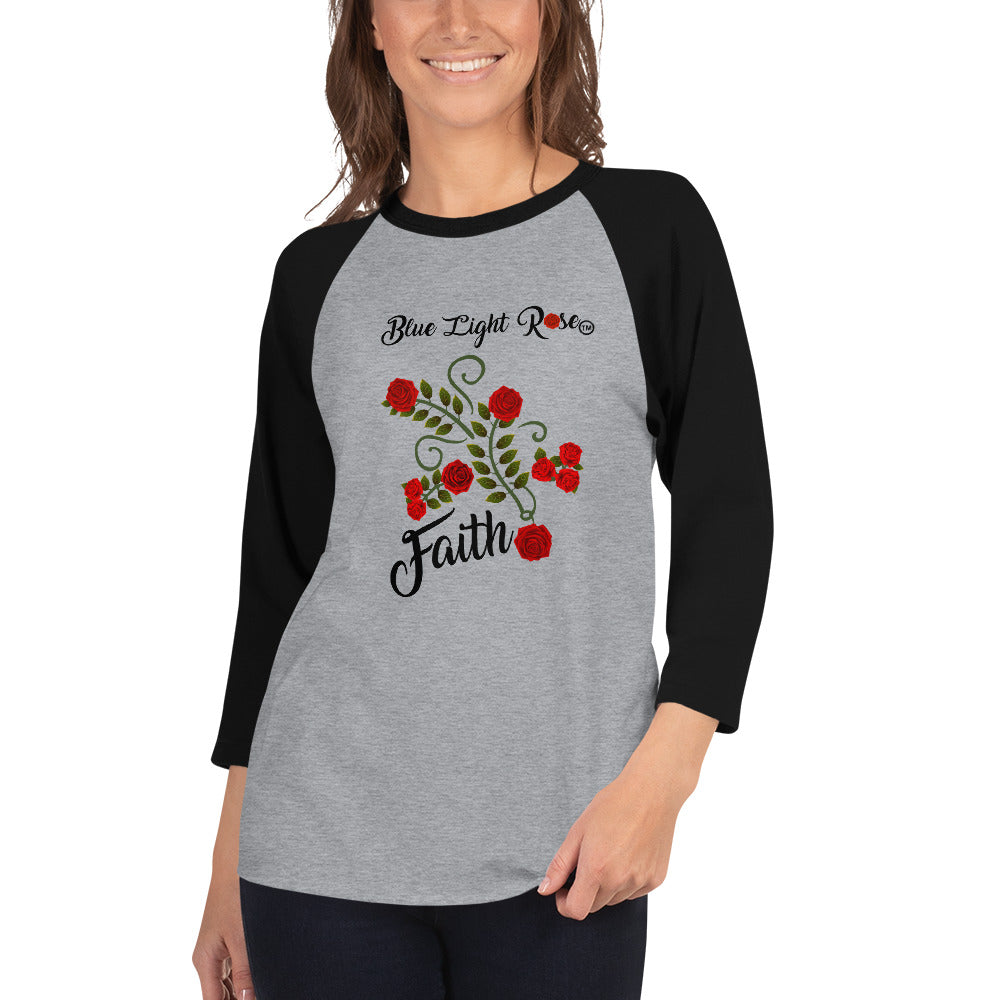 Faith 3/4 Sleeve Raglan Shirt