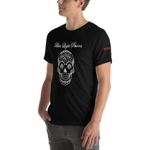 White Skull Face Short Sleeve T-Shirt