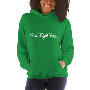 Blue Light Rose Hooded Sweatshirt