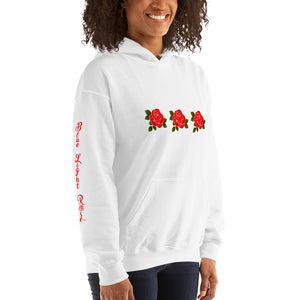 Three Red Rose Hooded Sweatshirt