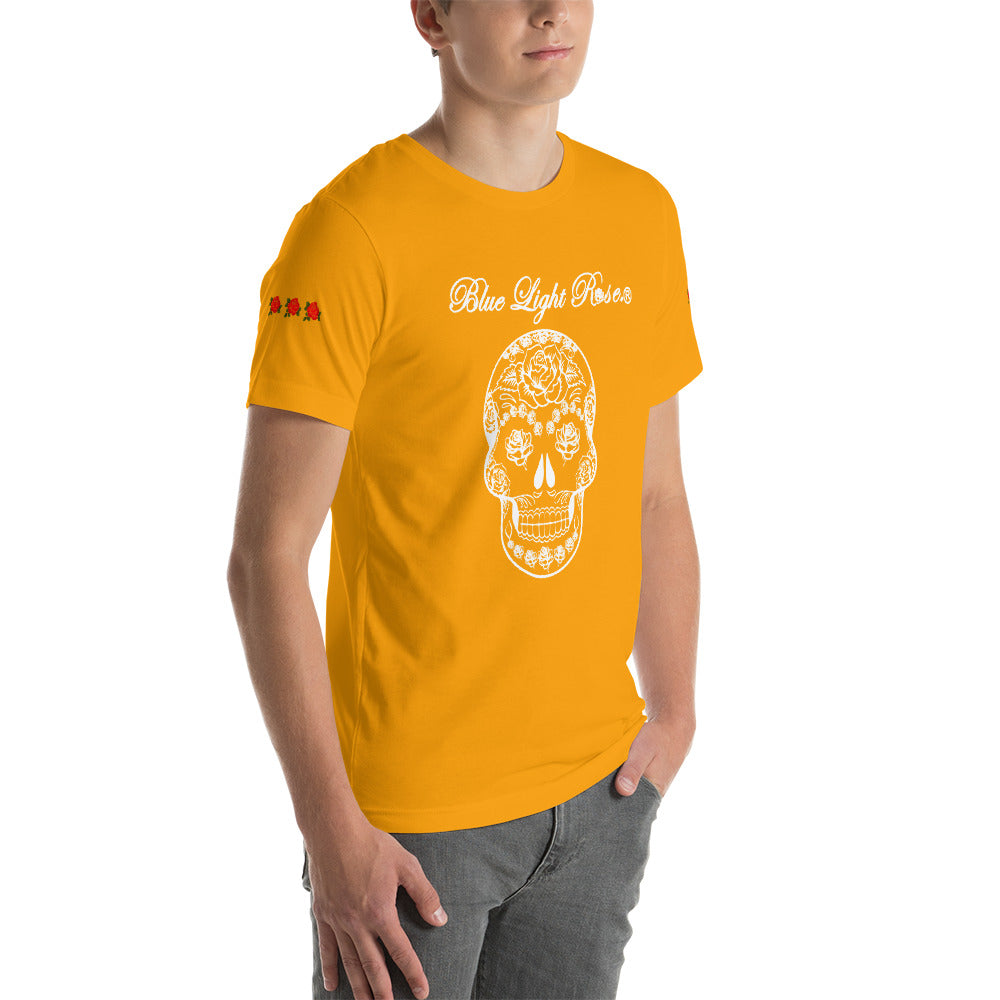 White Skull Face Short Sleeve T-Shirt