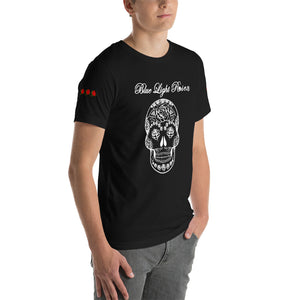 White Skull Face Short Sleeve T-Shirt