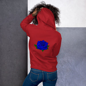 Blue Light Rose Unisex Hoodie