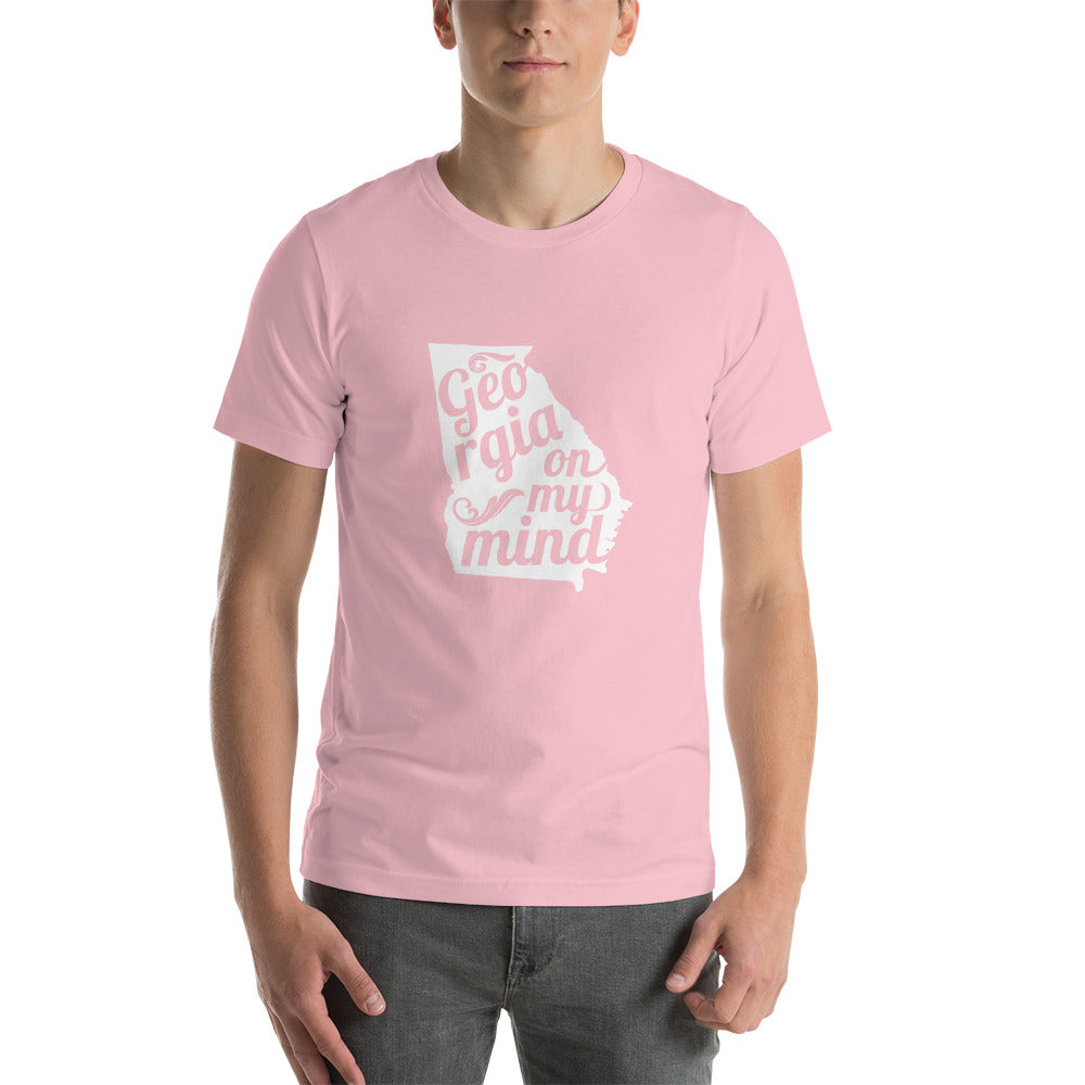 Georgia On My Mind Short Sleeve Unisex T-Shirt