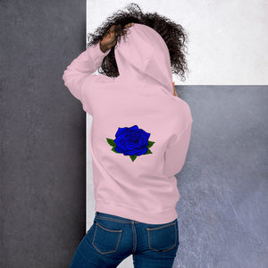 Blue Light Rose Unisex Hoodie