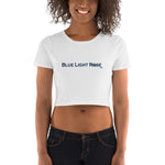 Blue Light Rose  Women's Crop Tee