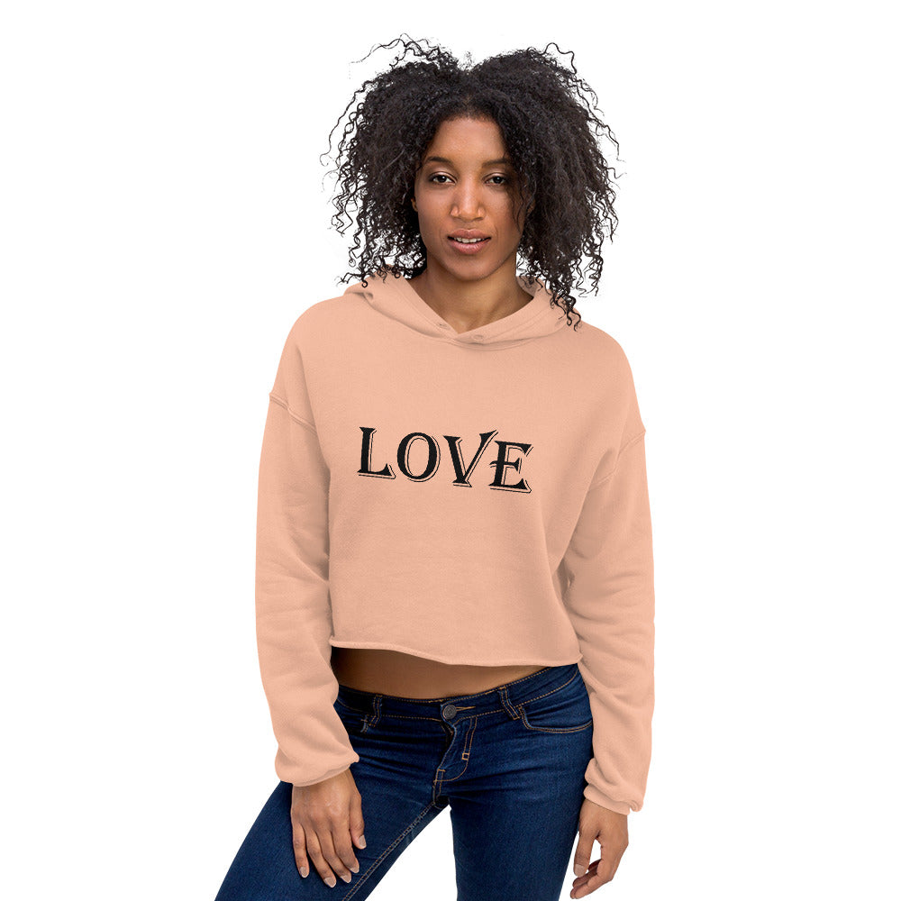 Women's Love Crop Hoodie