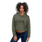 Women's Love Crop Hoodie