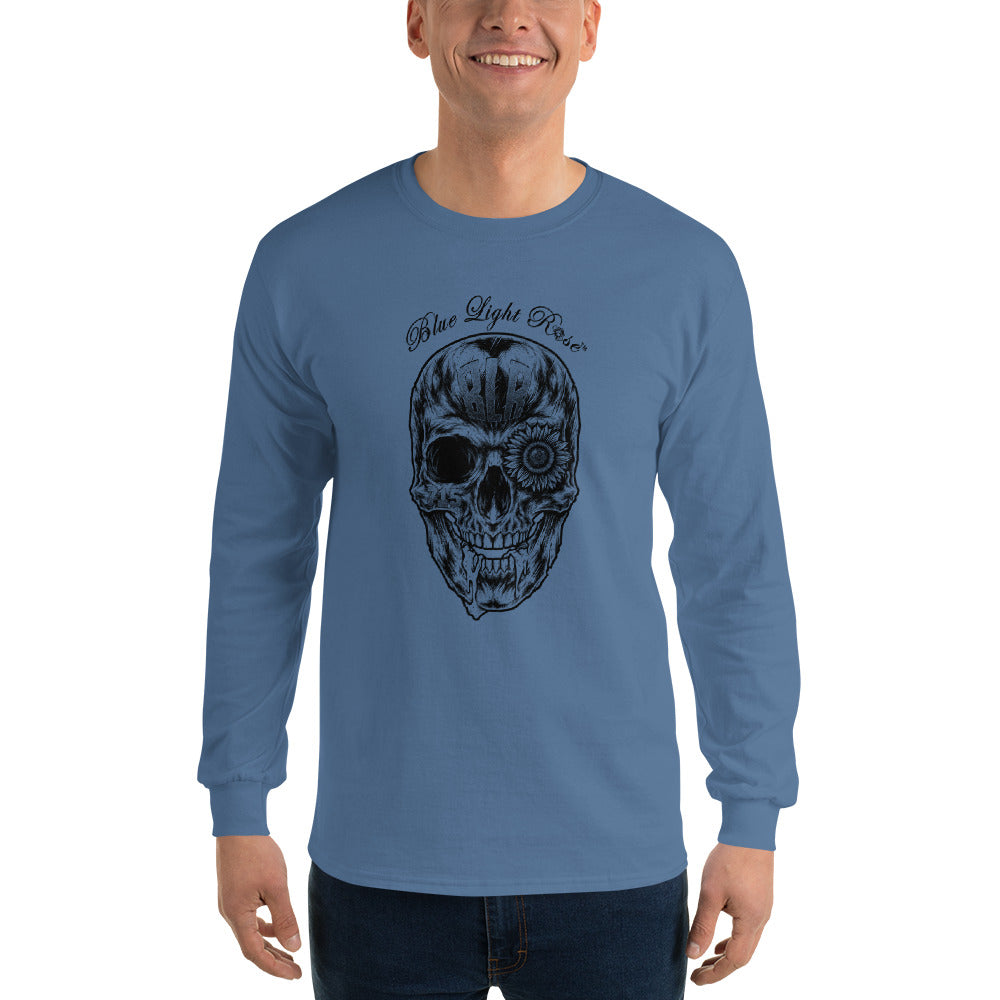 BLR 715 Skull Men's Long Sleeve Shirt