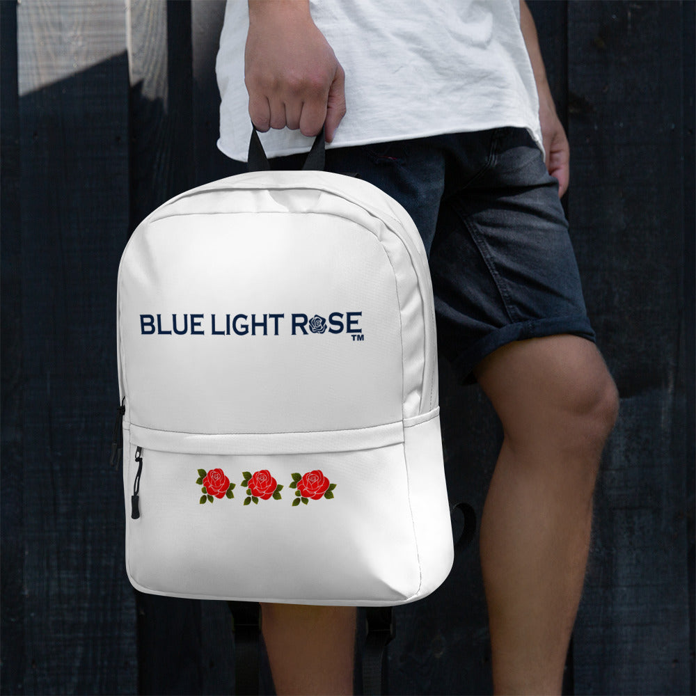 Blue Light Rose Signature Unisex Backpack