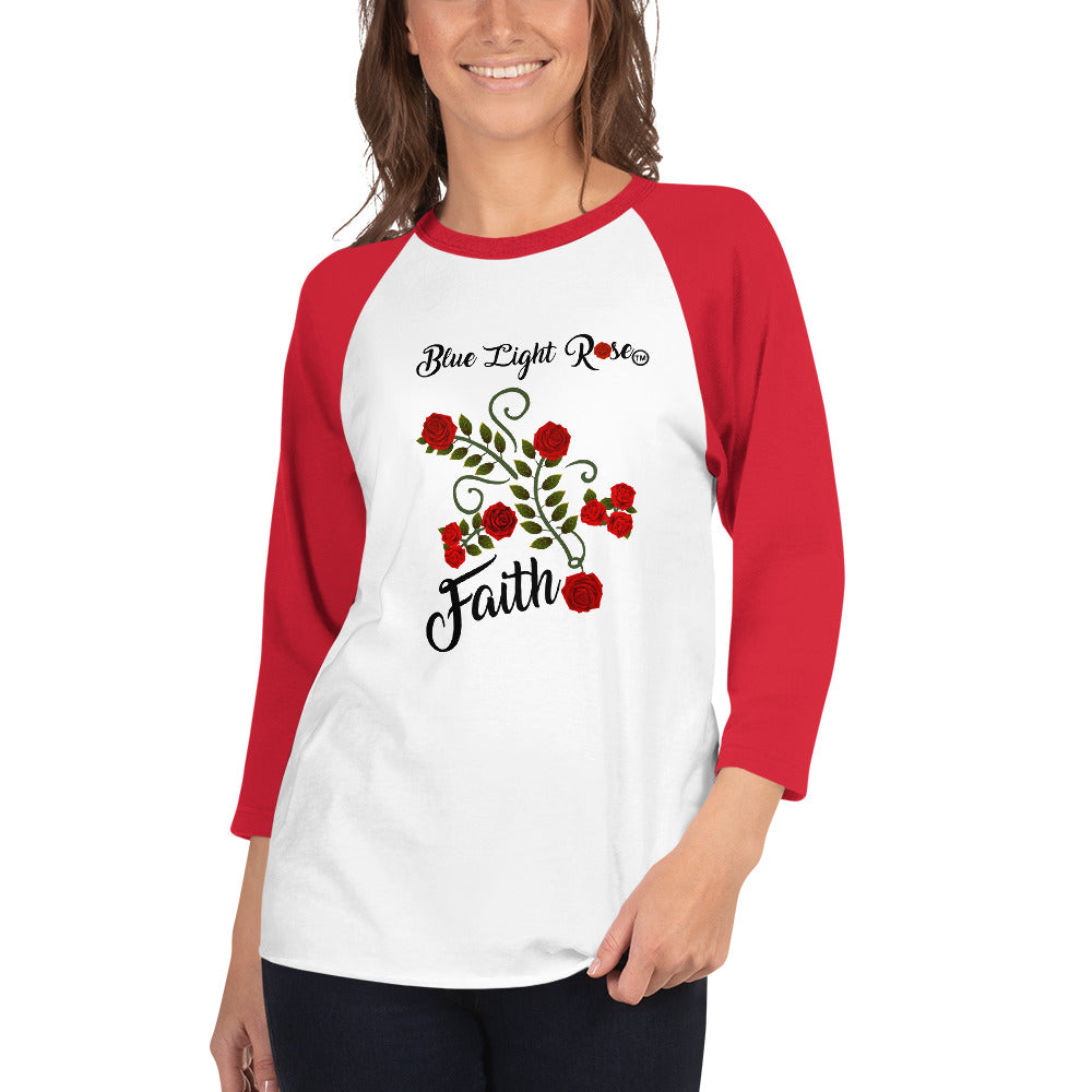 Faith 3/4 Sleeve Raglan Shirt