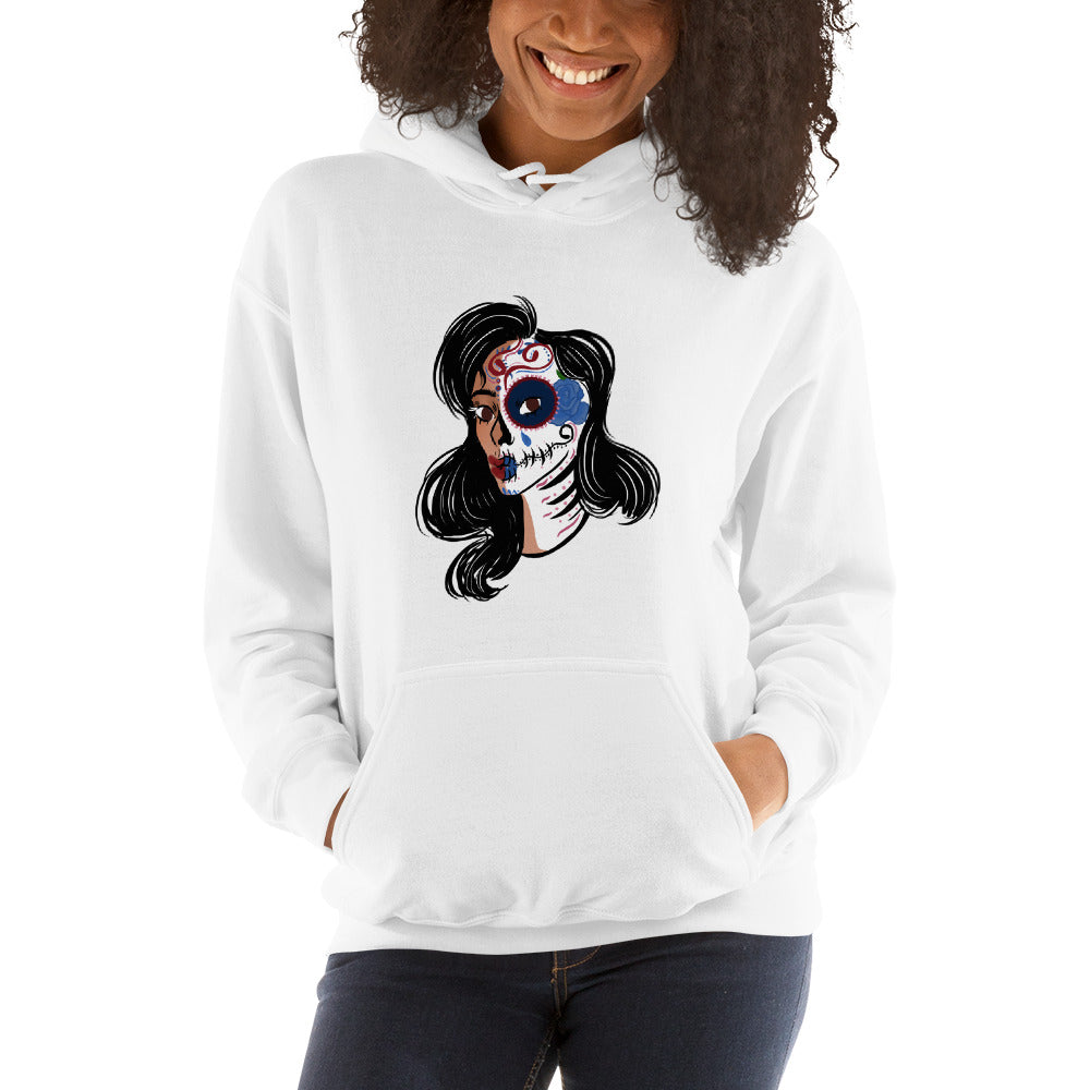 Women's Rose Sugar Hooded Sweatshirt