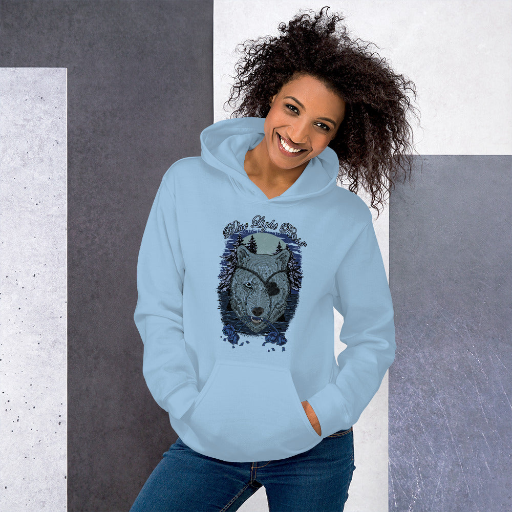 Wolf Rose Unisex Hoodie