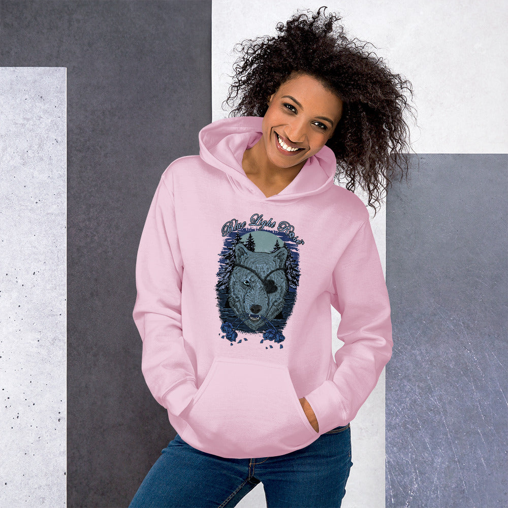 Wolf Rose Unisex Hoodie