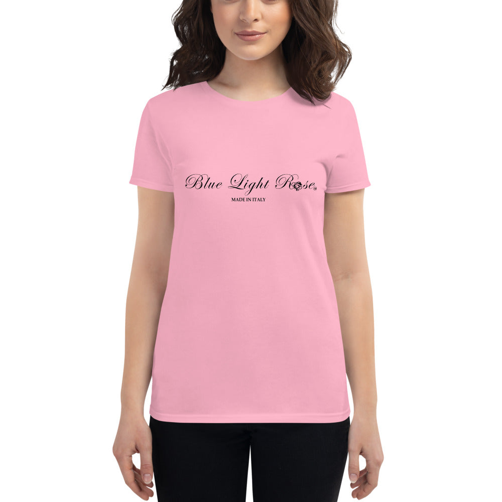 Blue Light Rose Women's Short Sleeve T-Shirt